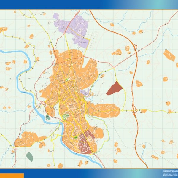 mapa vectorial lugo