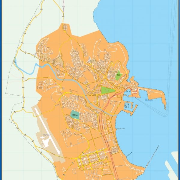 mapa vectorial melilla