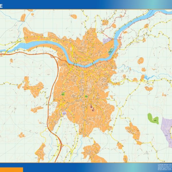 mapa vectorial ourense