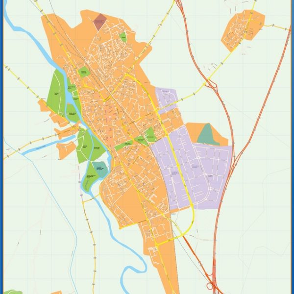 mapa vectorial palencia