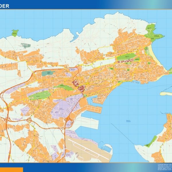 mapa vectorial santander