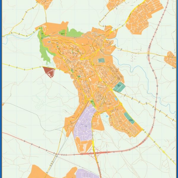 mapa vectorial segovia