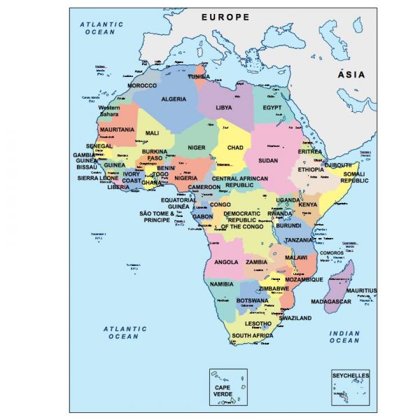 africa presentation map