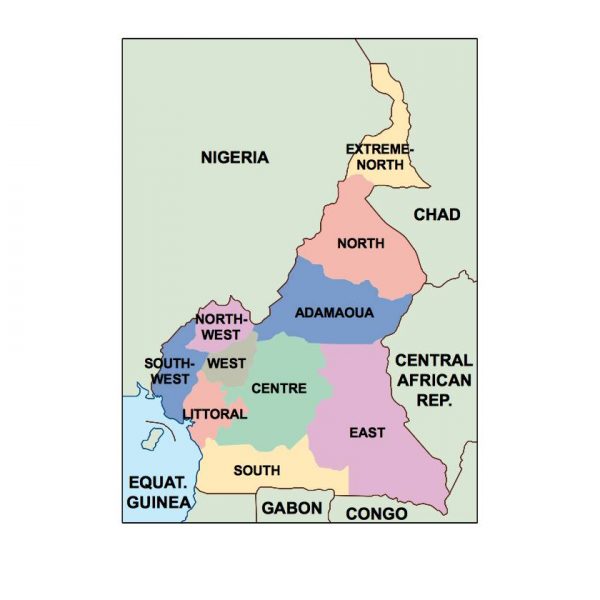 cameroon presentation map