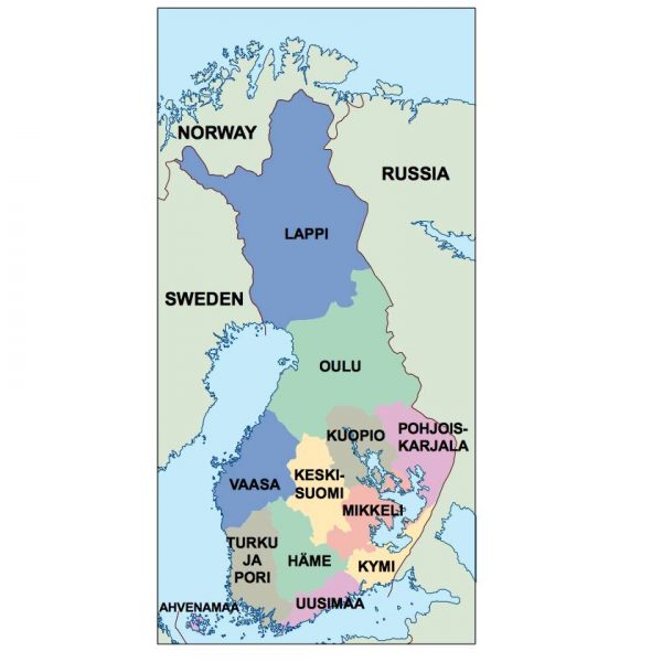 finland presentation map