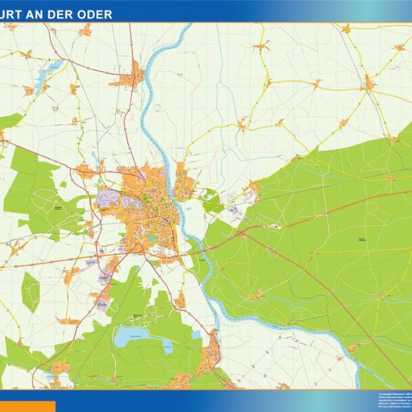 Frankfurt An Der Oder Wandkarten