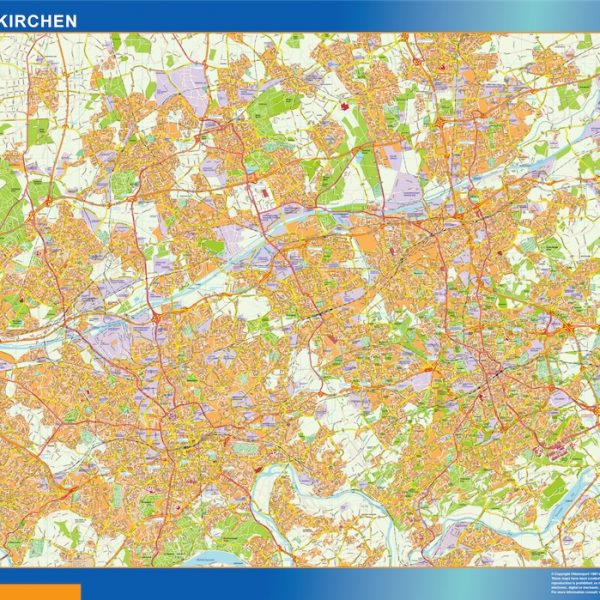 Gelsenkirchen Wandkarten