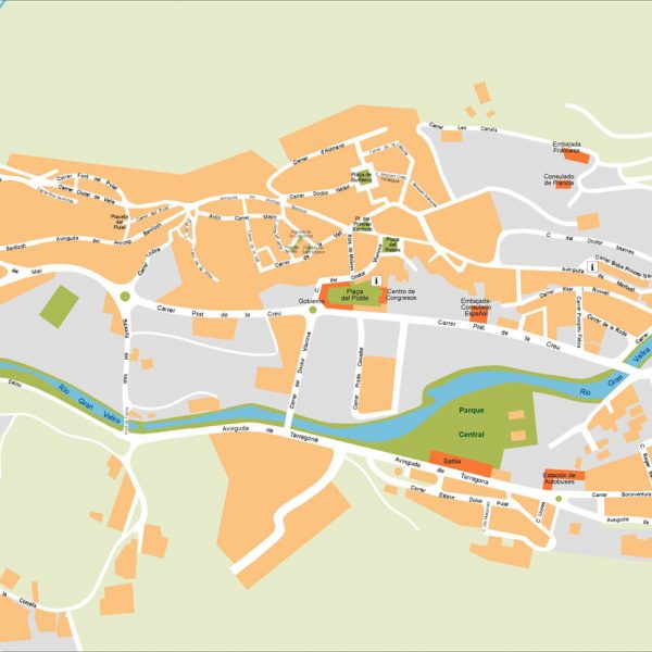 Andorra Vector Map