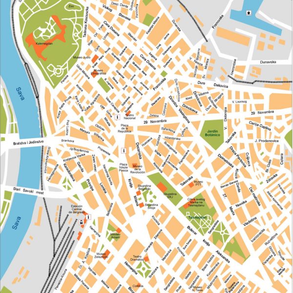 Belgrade Vector Map