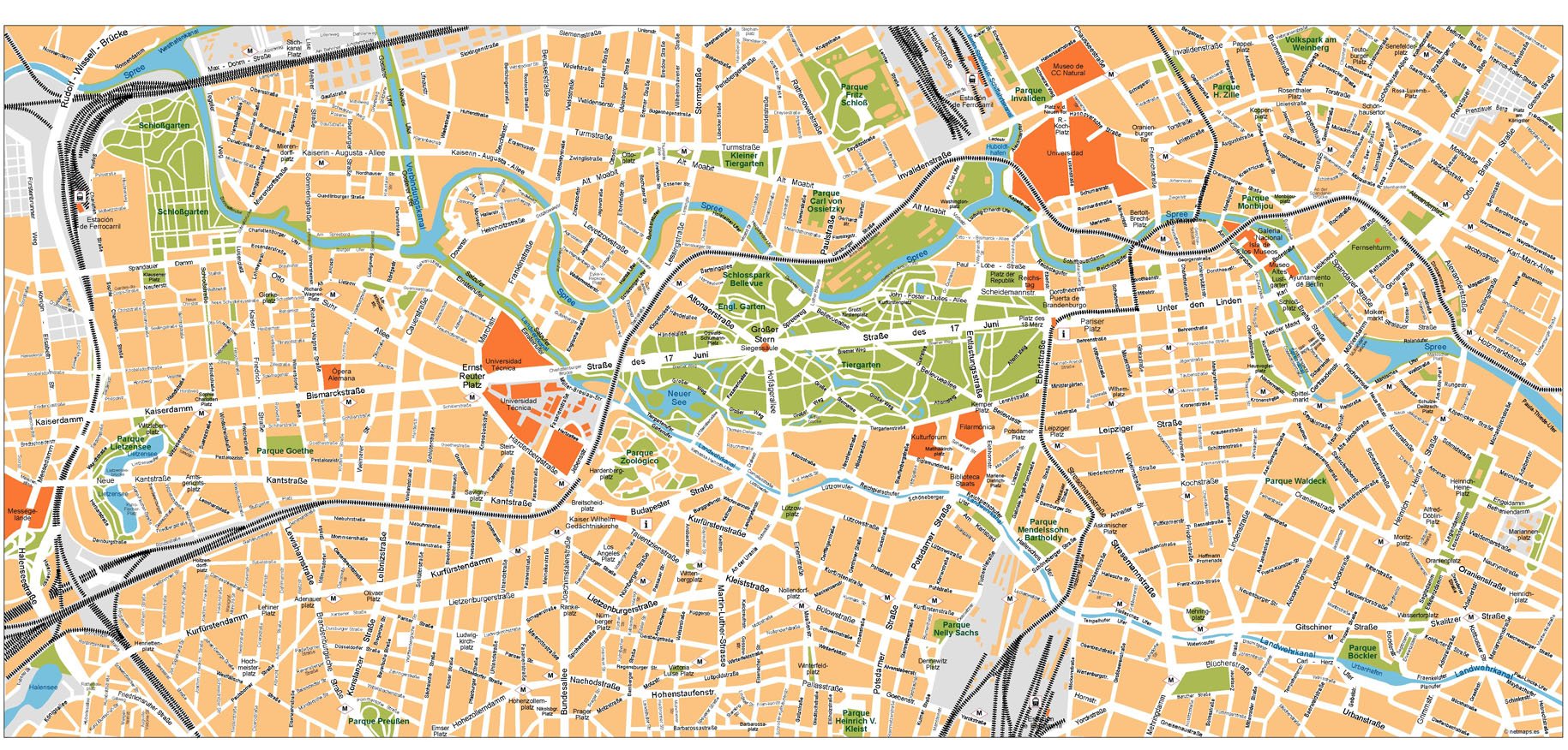 Berlin Vector Map