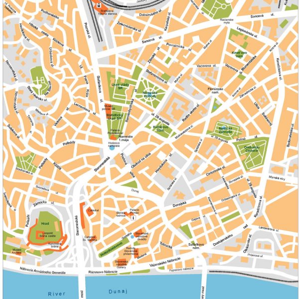 Bratislava Vector Map