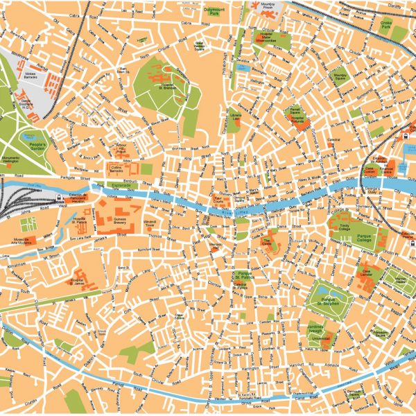 Dublin Vector Map