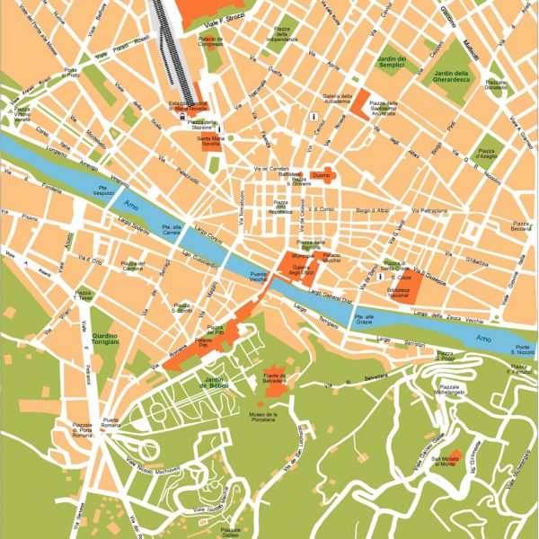 Florence Vector Map
