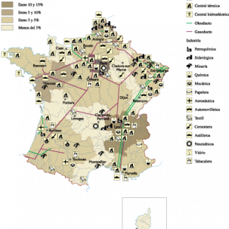 France Economic map