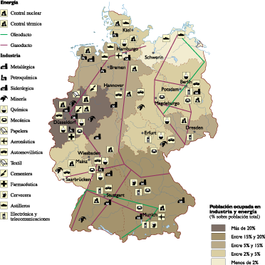 Germany Economic map