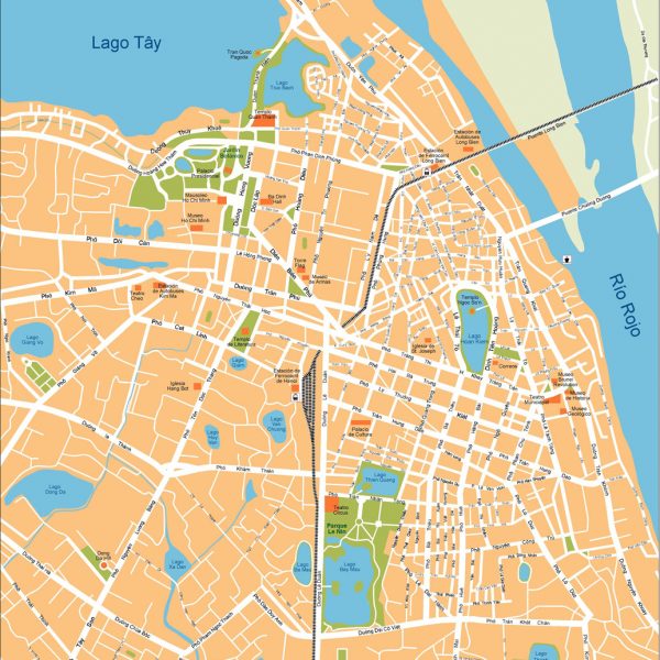Hanoi Vector Map