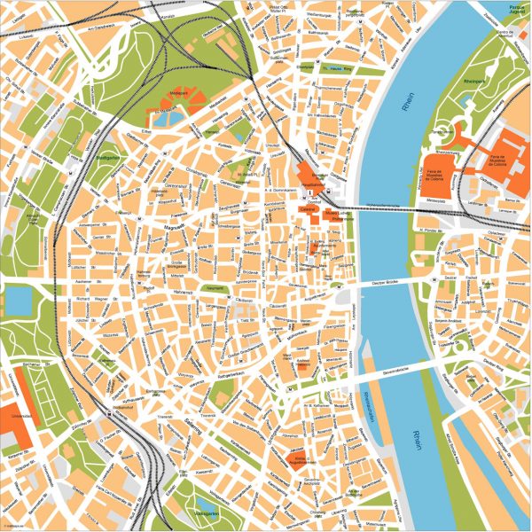 Koln Vector Map