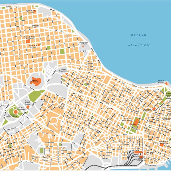 La Habana Vector Map