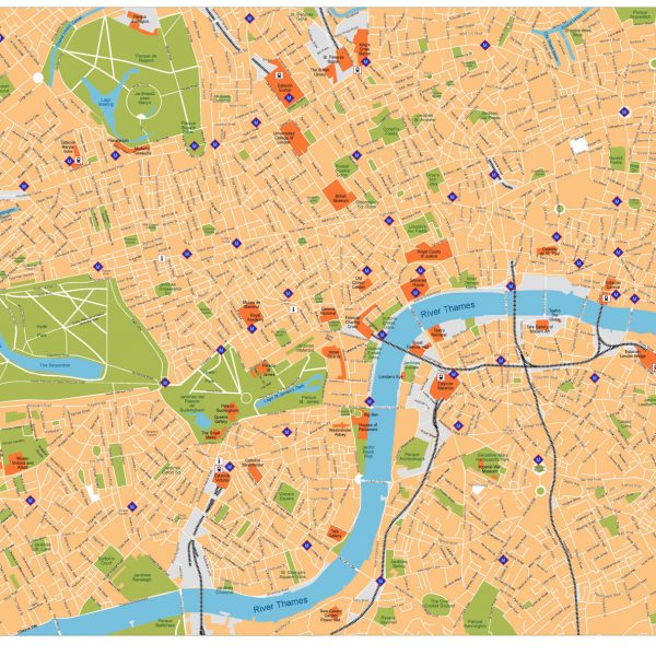 London Vector Map