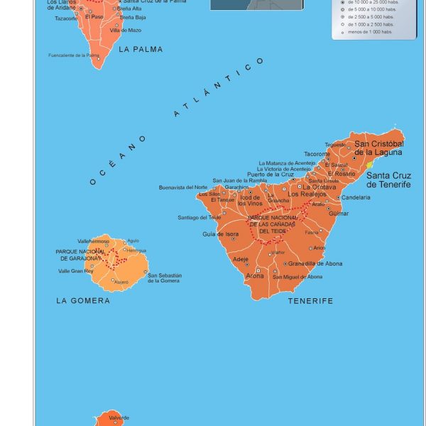 Mapa Municipios Tenerife