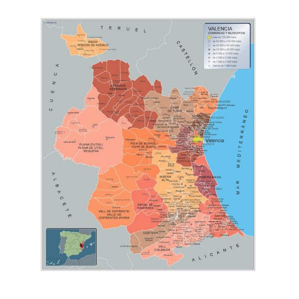 Mapa Municipios Valencia