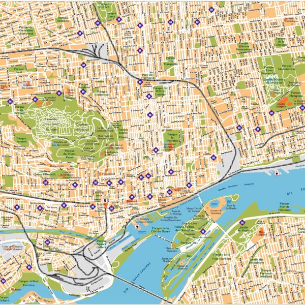 Montreal Vector Map