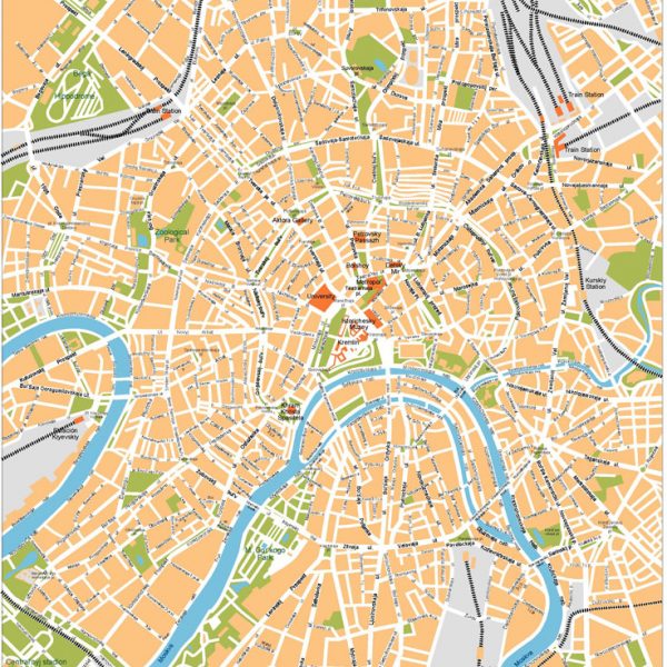 Moscow Vector Map