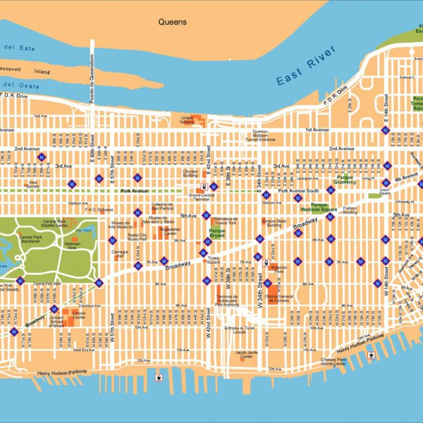 New York Vector Map