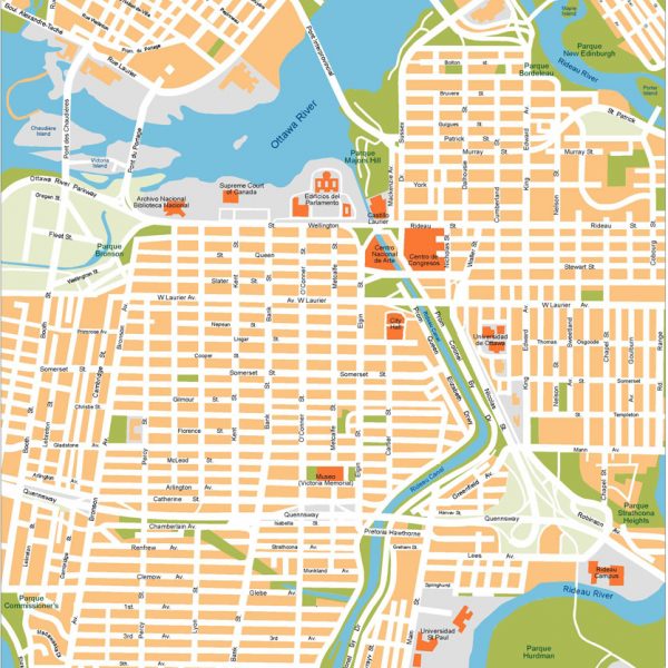 Ottawa Vector Map