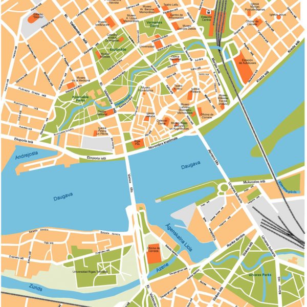 Riga Vector Map