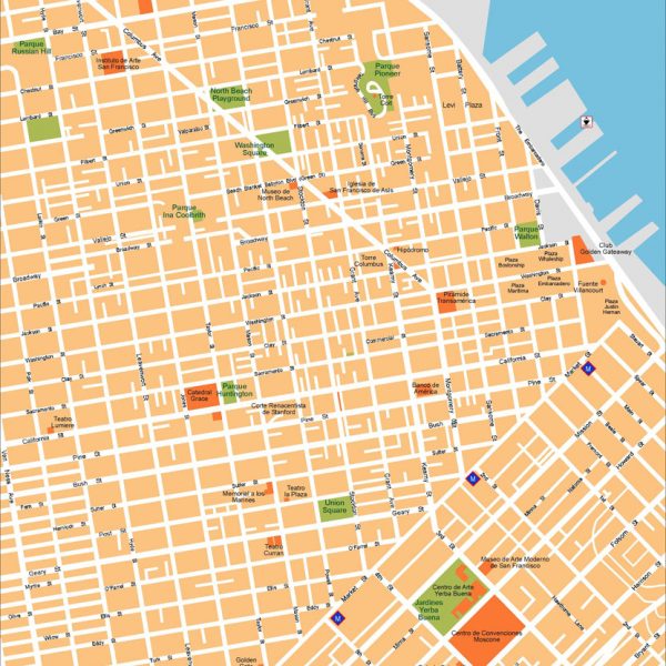 San Francisco Vector Map