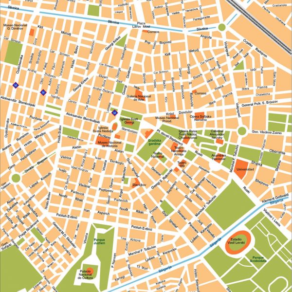 Sofia Vector Map