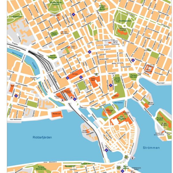 Stockholm Vector Map