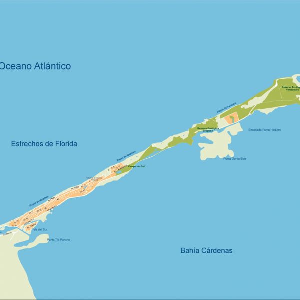 Varadero Vector Map