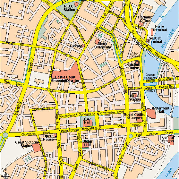Belfast EPS map