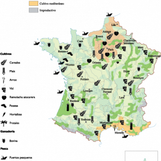 France Land Use map