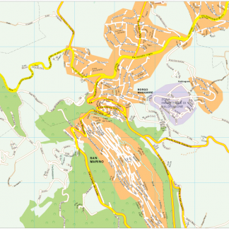 San Marino Vector EPS Map