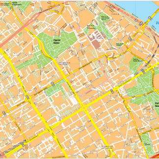 Warsaw Vector EPS Map