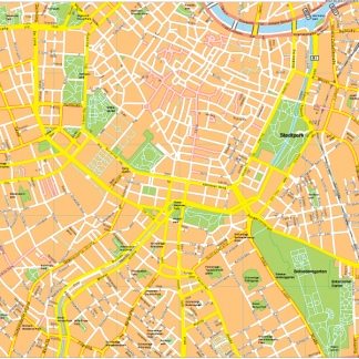 Wien Vector EPS Map