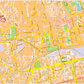 Zagreb Vector EPS Map